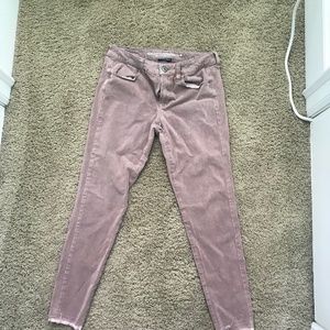American Eagle Maroon Jeggings